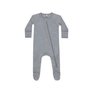 Quincy Mae Cloudy Gray Kids Pajama Footies